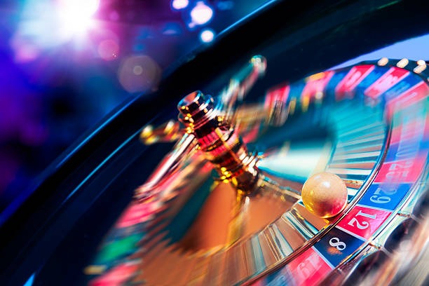 Live dealer broadcast studio with multi-camera setup and gaming table
